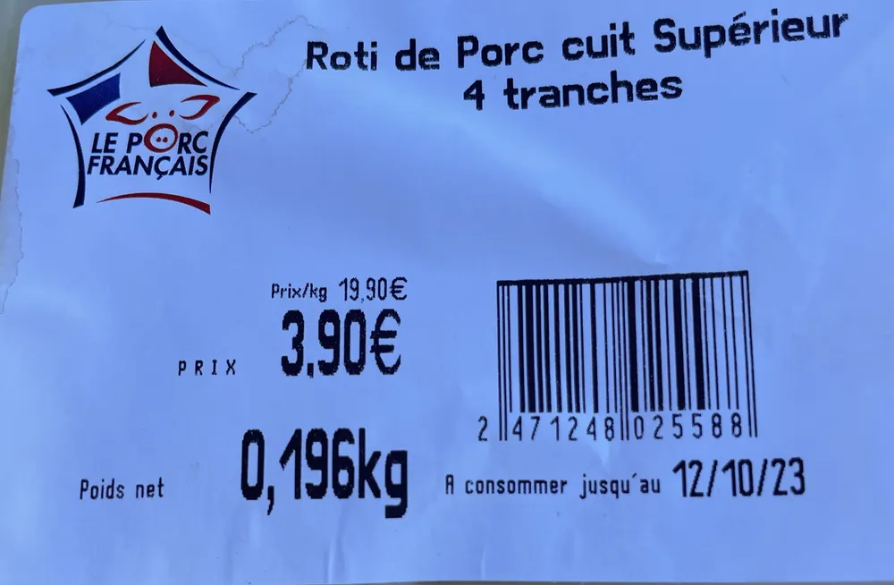 superior cooked roast pork