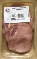 Rôti de porc cuit supérieur 4 tranches 0,239kg