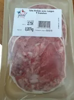 Tête roulée avec langue