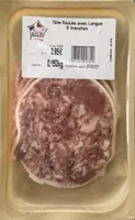 Tête roulée avec langue 5 tranches