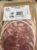 Tete roulée avec langue