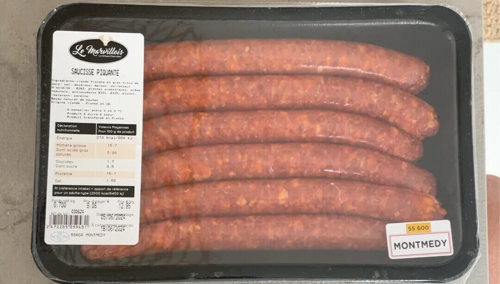 Saucisse piquante