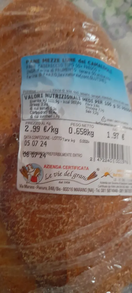 PANE MEZZE LUNE del CAMALDOLE