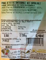 Pane a fette integrale