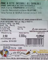 Pane a fette integrale