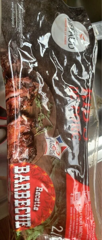 Ribs matinade barbecue