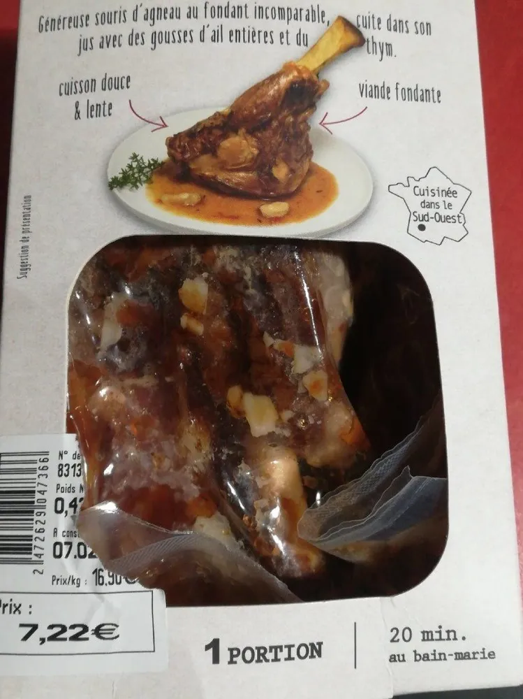 Souris d agneau au thym
