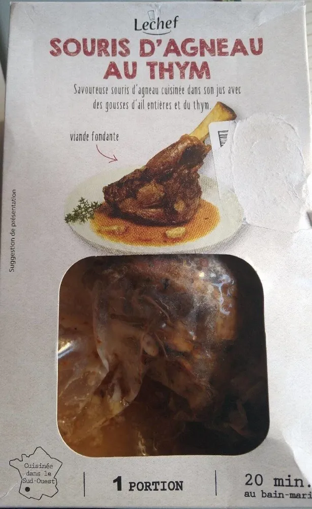 Souris d'agneau au thym