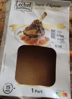 Souris d'agneau jus aux girolles