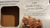 Épaule d'agneau jus aux girolles