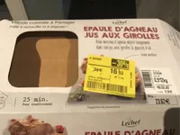 Épaule d'agneau jus au girolles