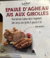 Epaule d'agneau jus aux girolles