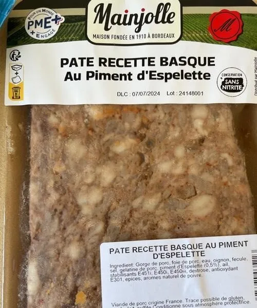 Paté piment d’espelette
