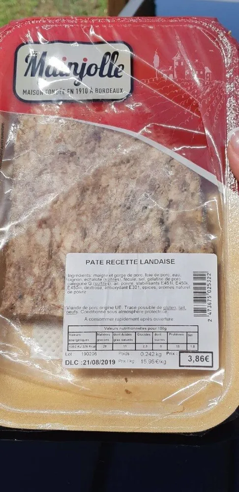 Pate recette landaise