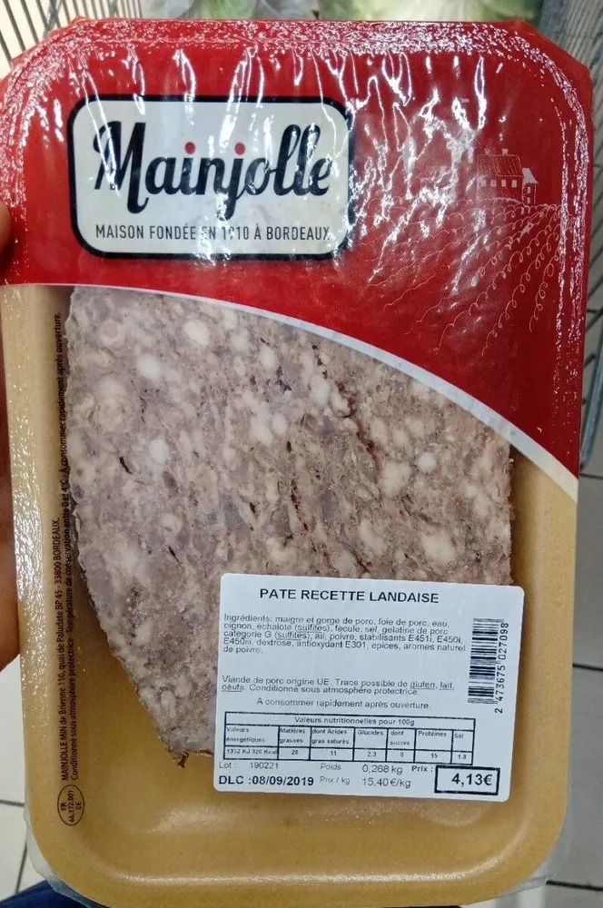 Pate recette landaise