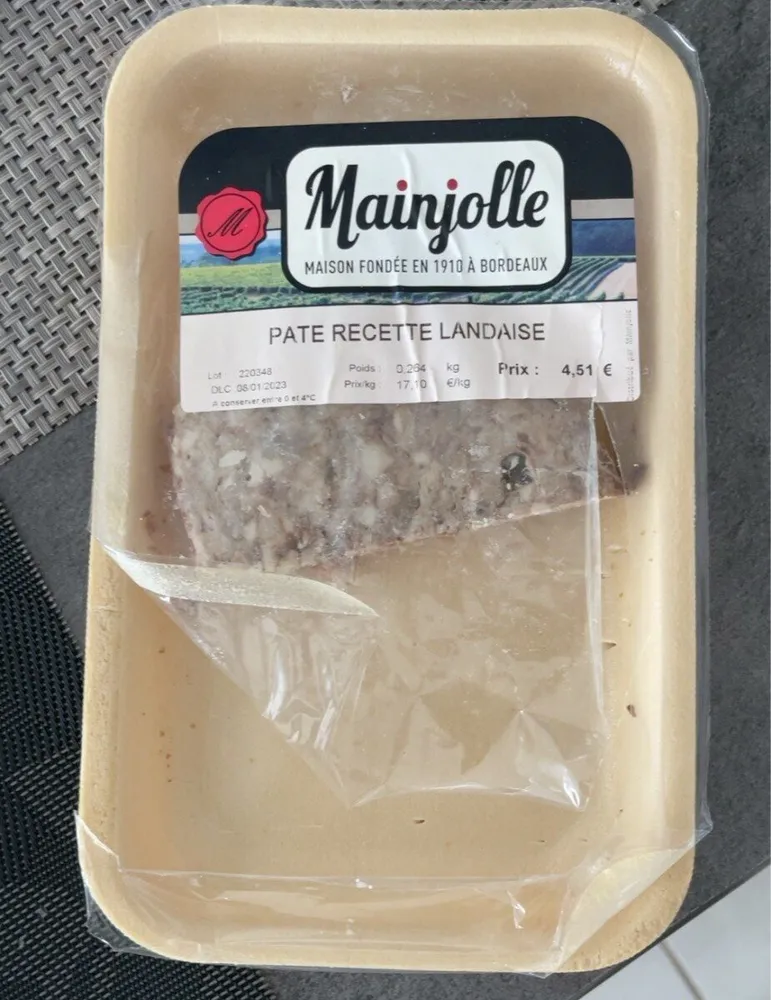 Pâté recette Landaise