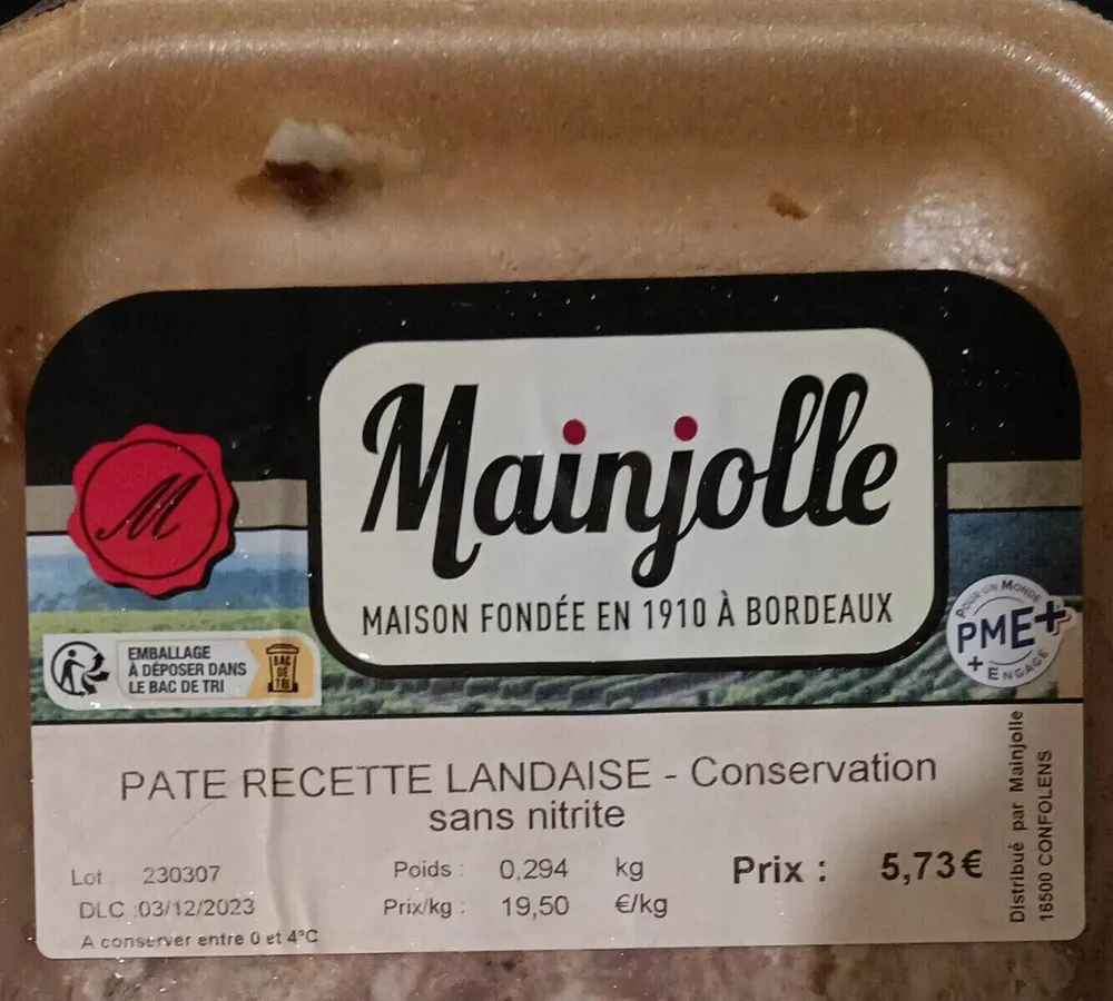 Pâte recette landaise