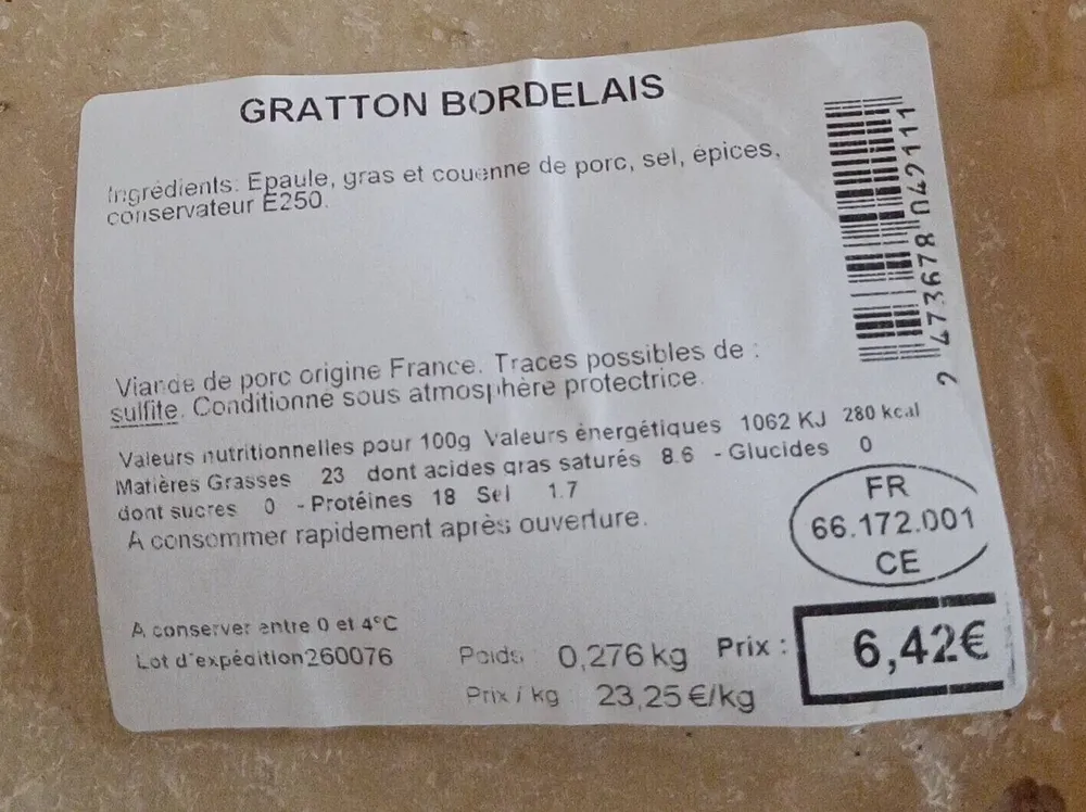Gratton bordelais