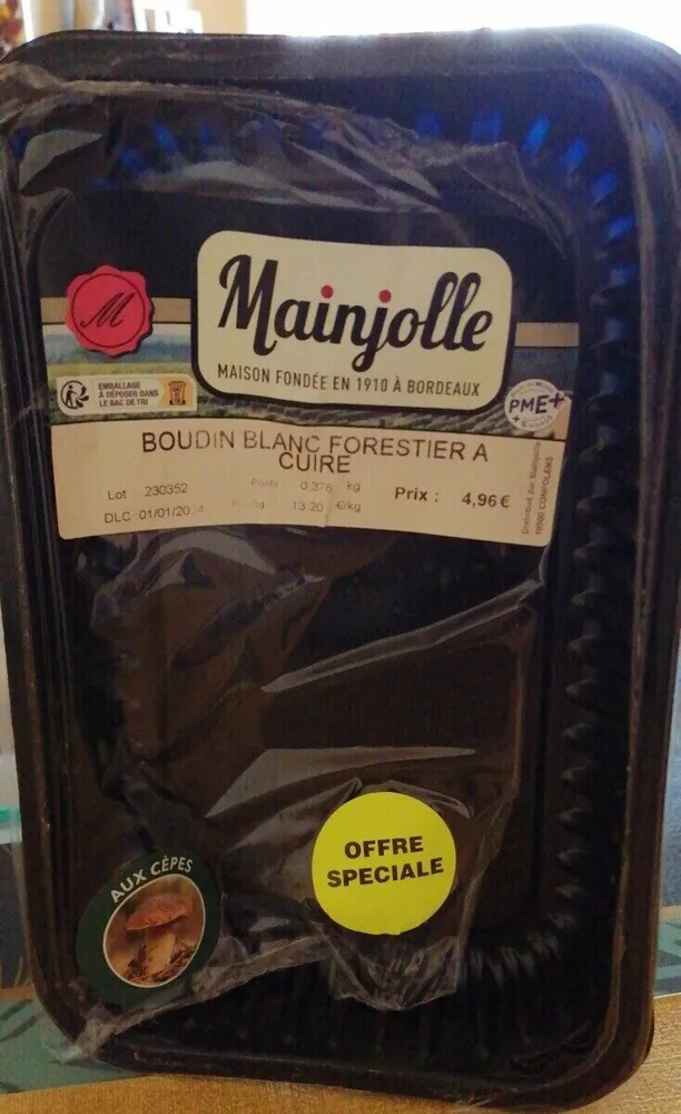 Boudin blanc forestier