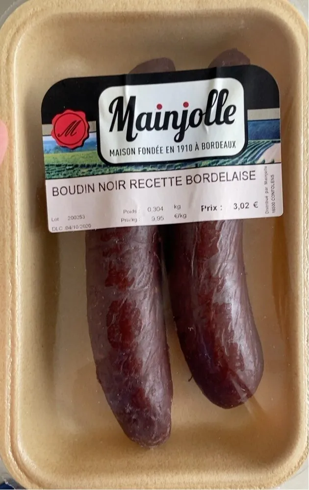 Boudin noir recette bordelaise
