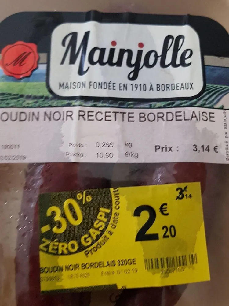 Boudin noir recette bordelaise