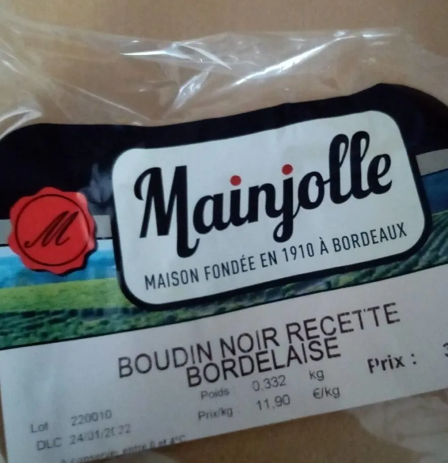 Boudin noir recette bordelaise