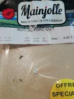 Rôti de porc cuit