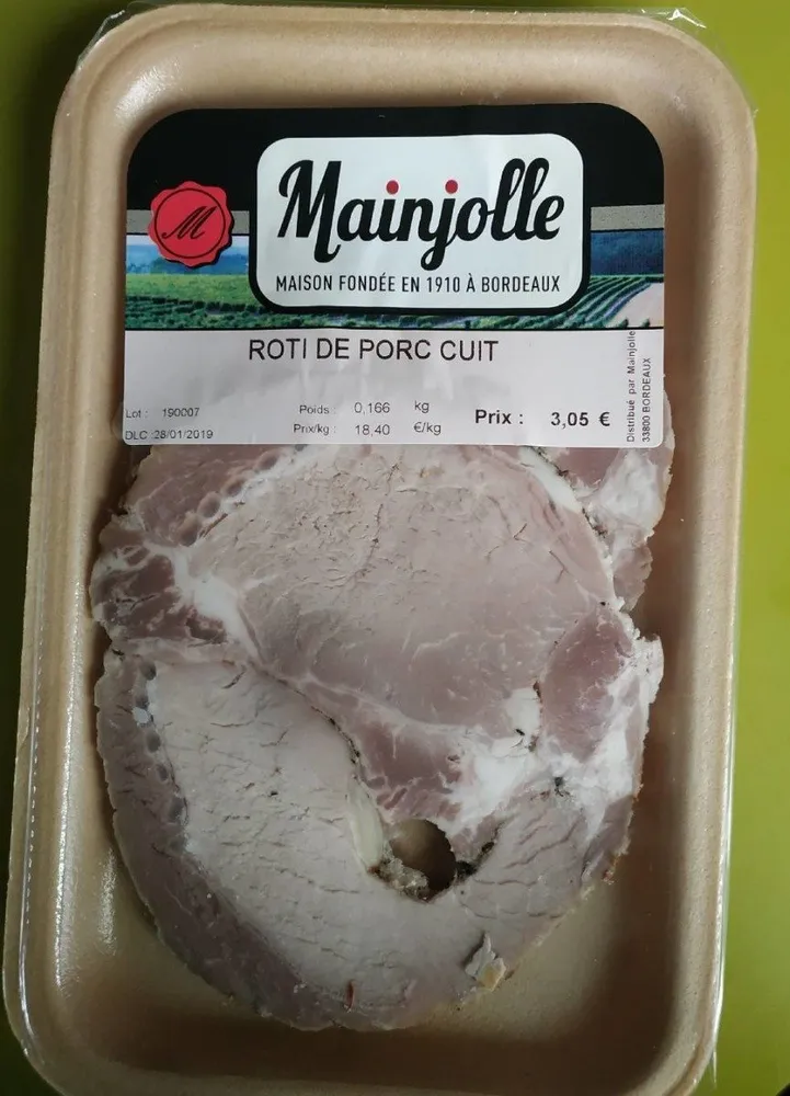 Roti de porc cuit