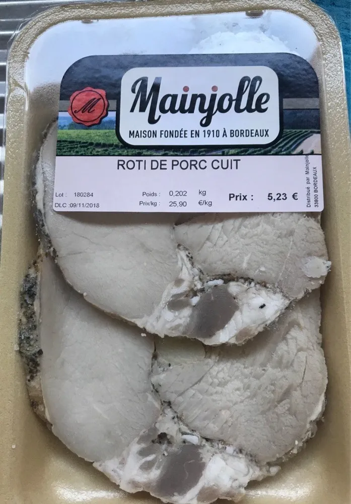 Roti de porc cuit