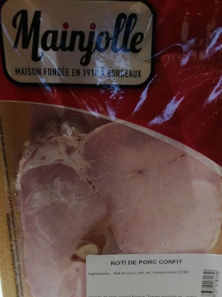 Rôti de porc confit