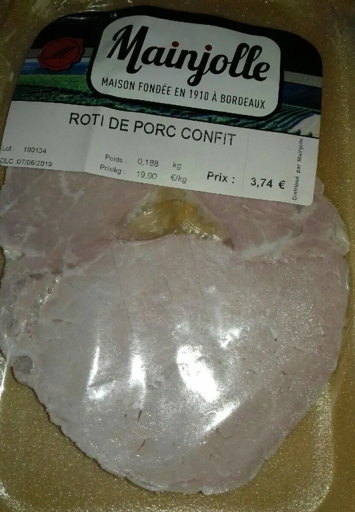 Rôti de porc confit