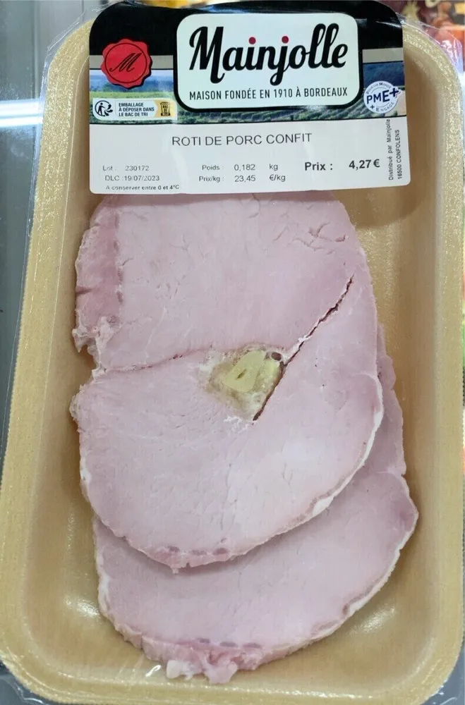 Roti de porc confit