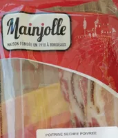 Poitrine de porc séchée poivrée