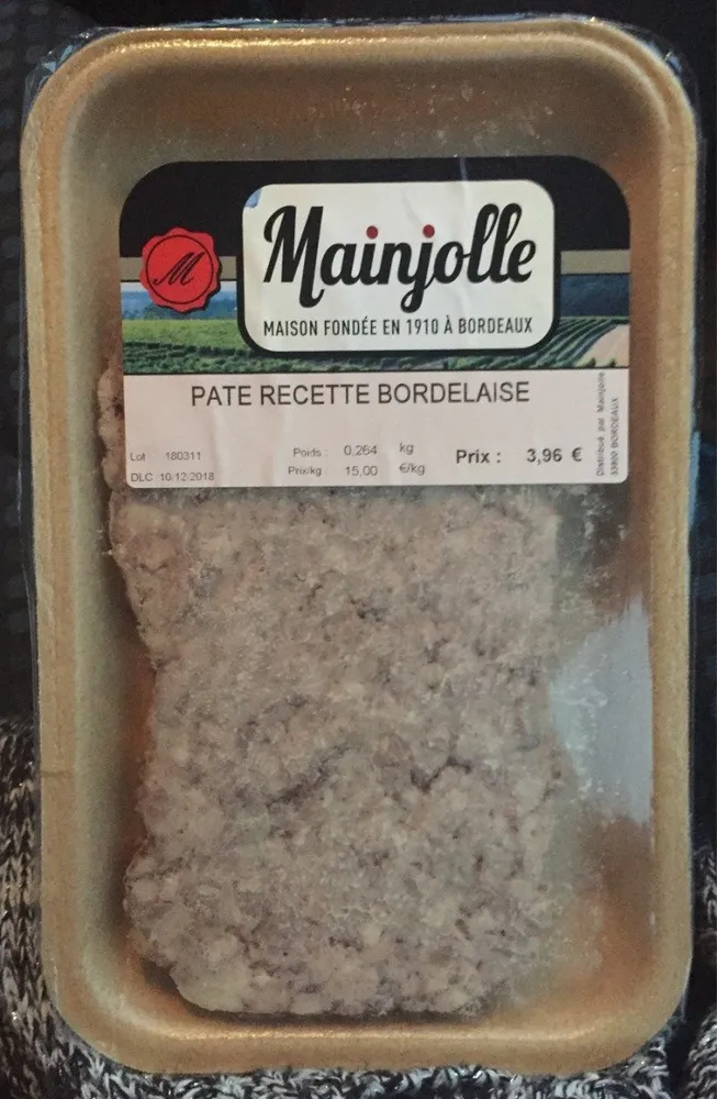 Pâté recette bordelaise