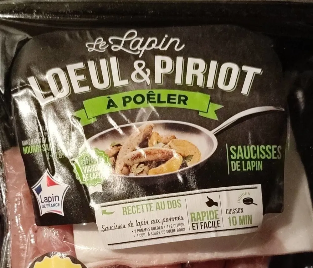 Saucisse de Lapin