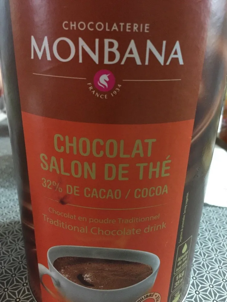 Chocolat Salon de thé 32% de cacao