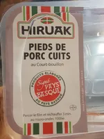 Pieds de porc cuits