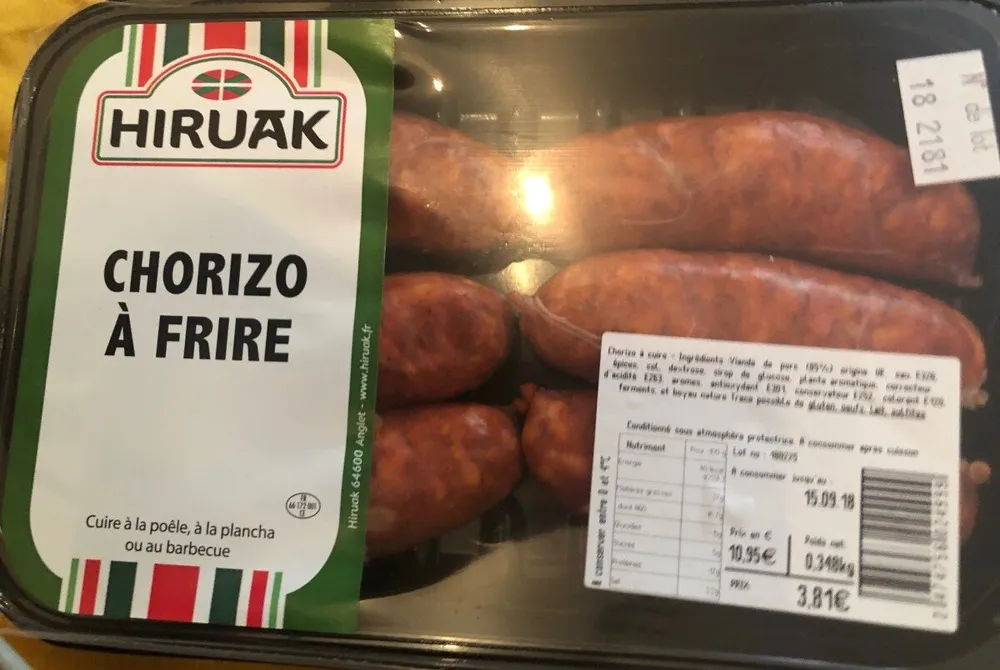 Chorizo a frire