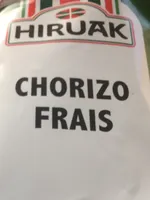Chorizo frais