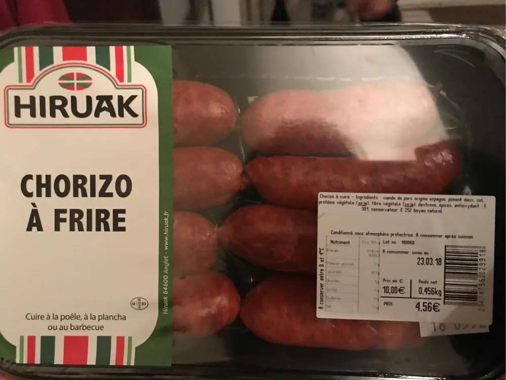 Chorizo a frire
