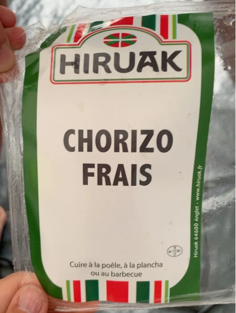 Chorizo frais