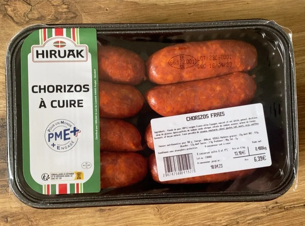 Chorizos frais