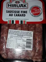 Saucisse fine au canard
