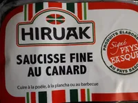 Saucisse fine au canard