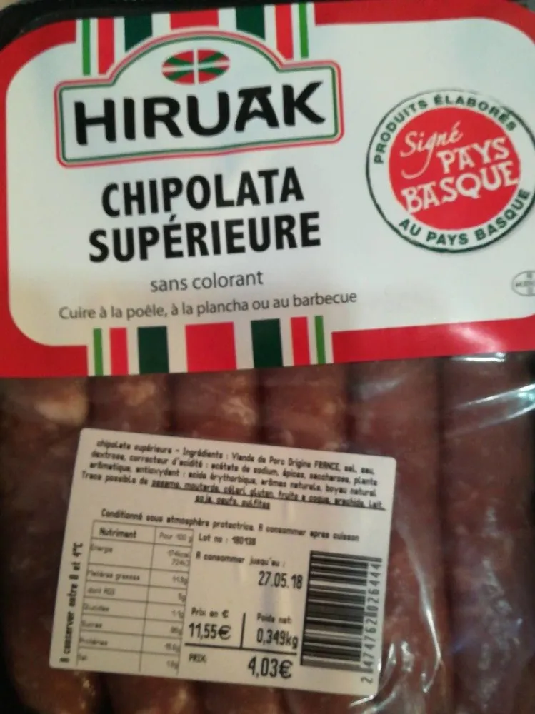 Chipolatas supérieur