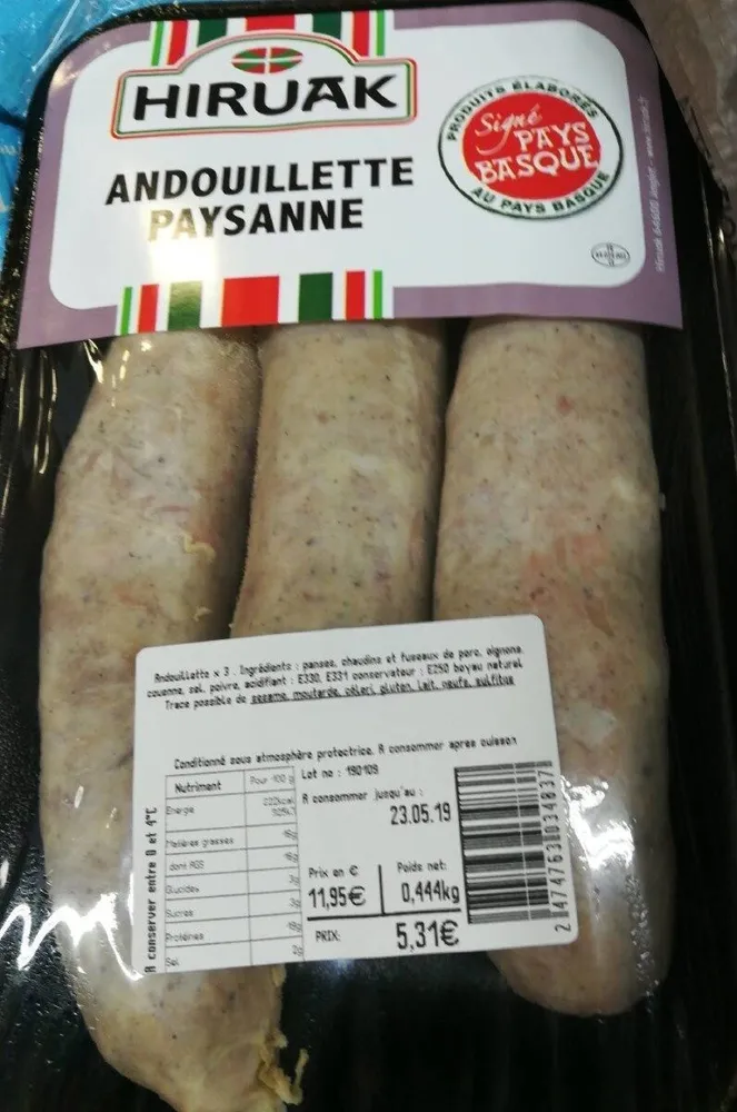 Andouillette paysanne