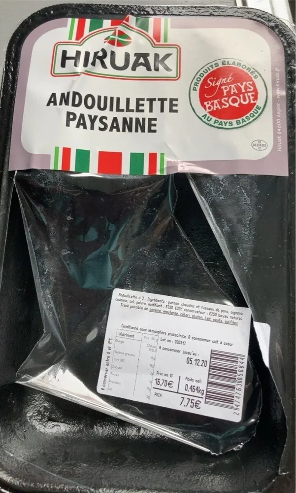 Andouillette paysane