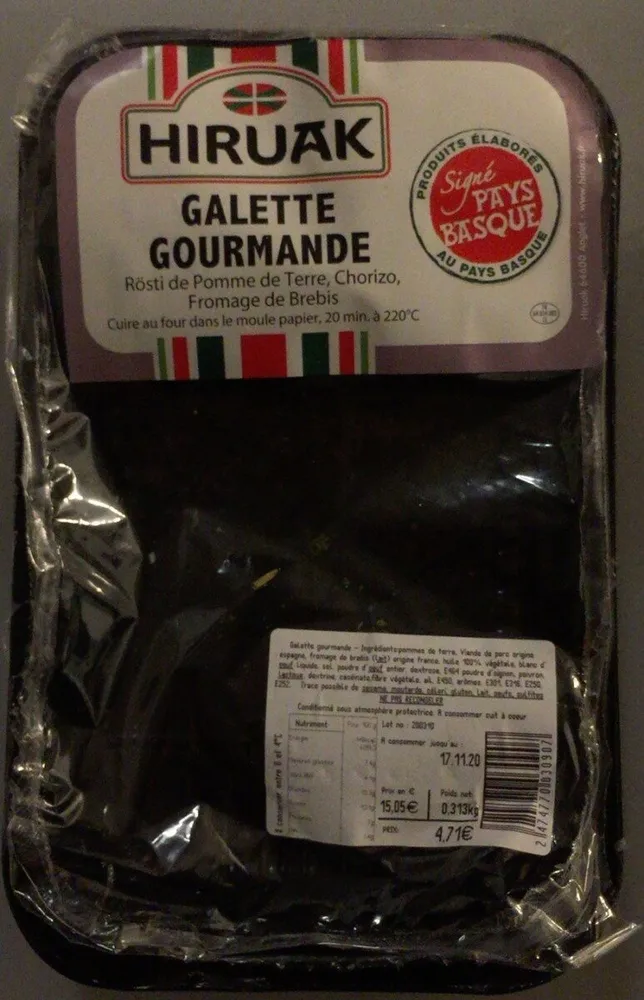 Galette gourmande