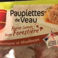 Paupiette de veau facin forestiere