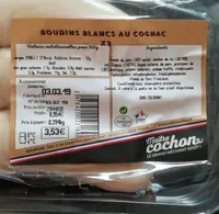 Boudin blanc au cognac x 3